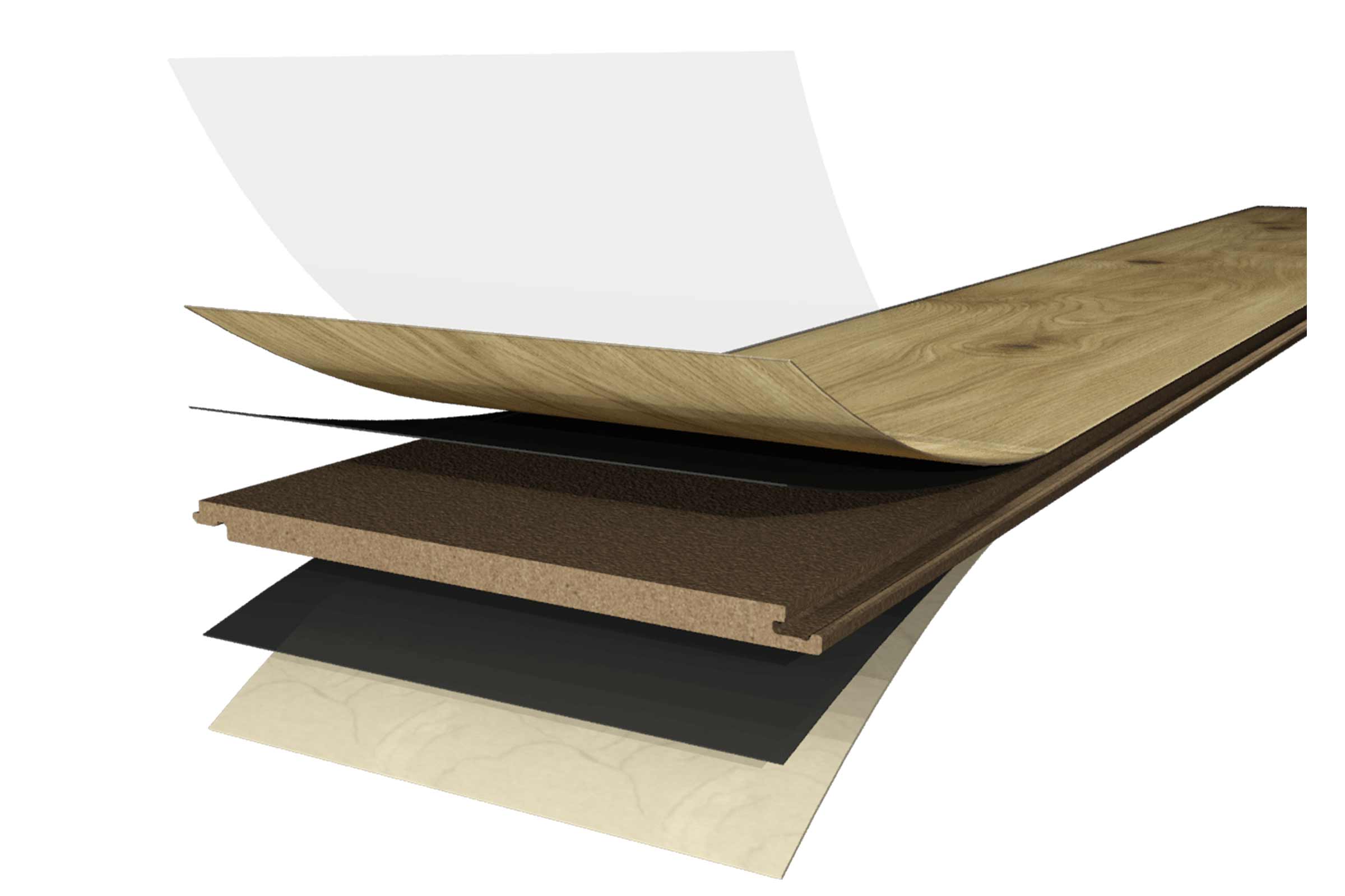 Coupe transversale d'un sol stratifié montrant les différentes couches