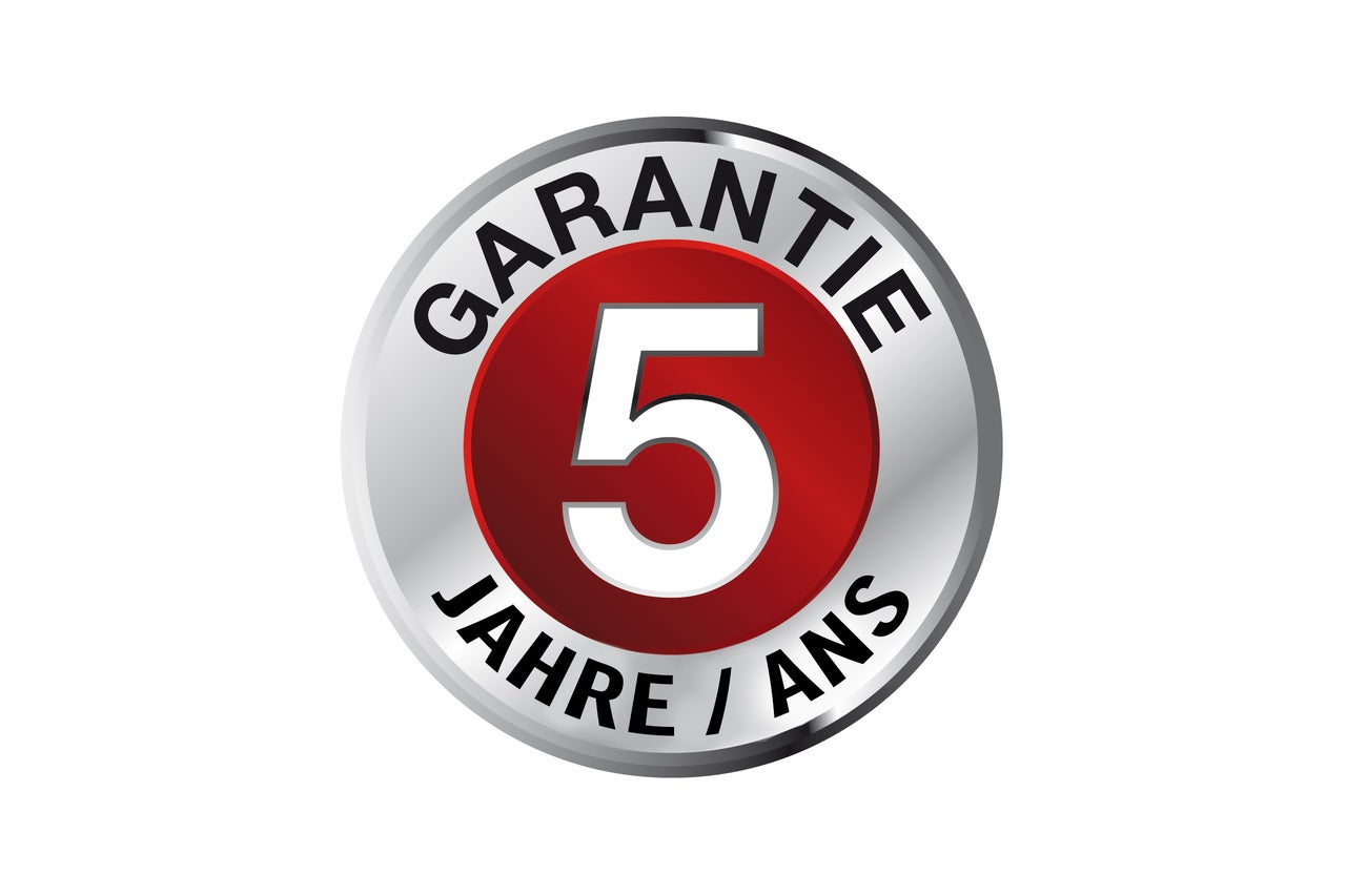 Fünf Jahre Garantie
