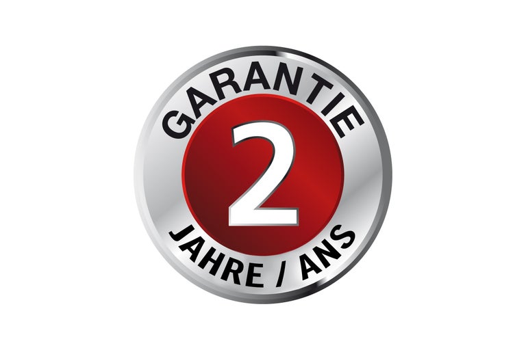 Symbole pour deux ans de garantie