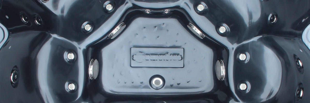 Innenansicht Whirlpool mit Düsen