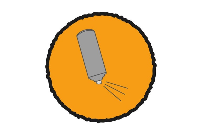 Symbol für eine Sprühdose