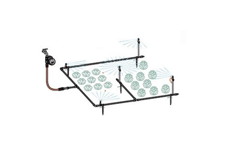 Système d'irrigation pour le jardin avec système d'arrosage