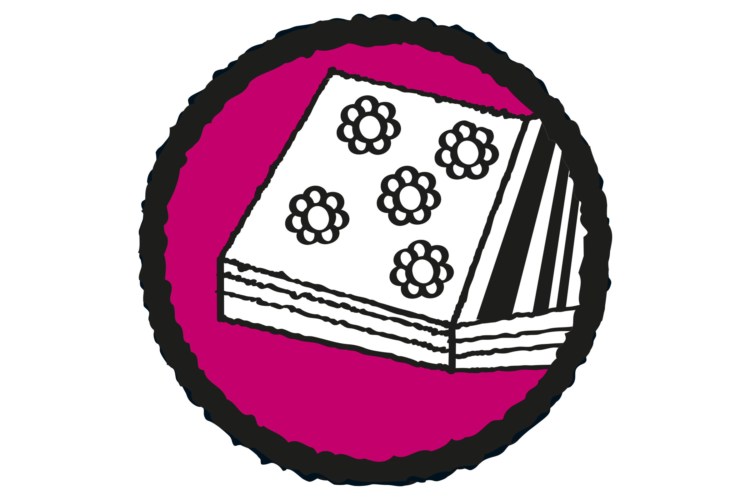 Symbol für die Verwendung von Tapetenkleister