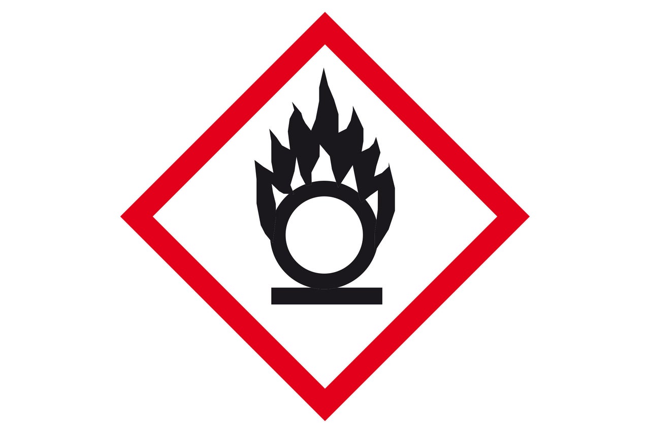 Symbole matières comburantes
