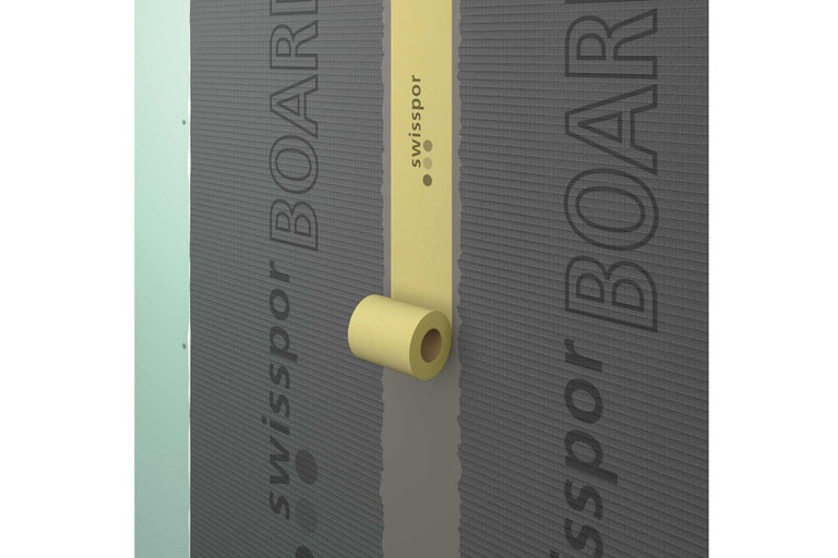 Panneau Swissport et bande d'étanchéité pour l'aménagement intérieur