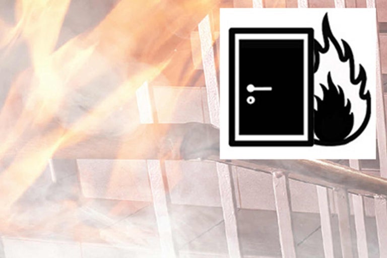 Symbole pour porte coupe-feu