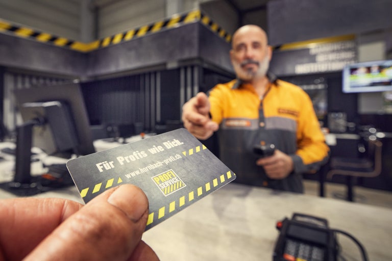 Bezahlen mit der ProfiCard