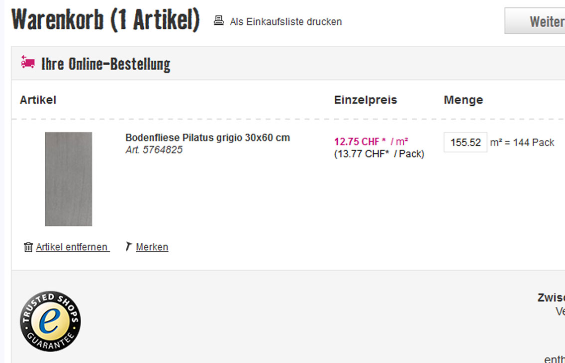 Staffelpreise