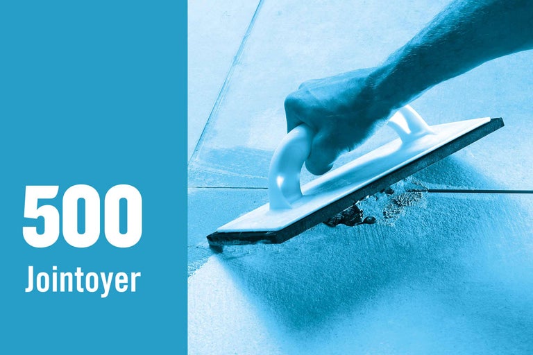 Fugenboy 500 taloche à joints avec poignée en utilisation