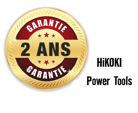 Sceau de garantie de deux ans et HiKOKI Power Tools