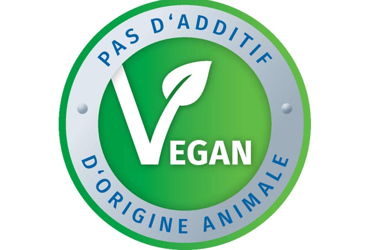 Label végan : Sans additifs d'origine animale