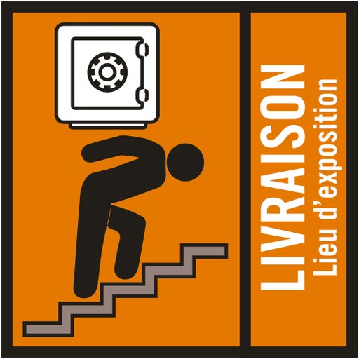 Symbole de livraison au lieu d'exposition