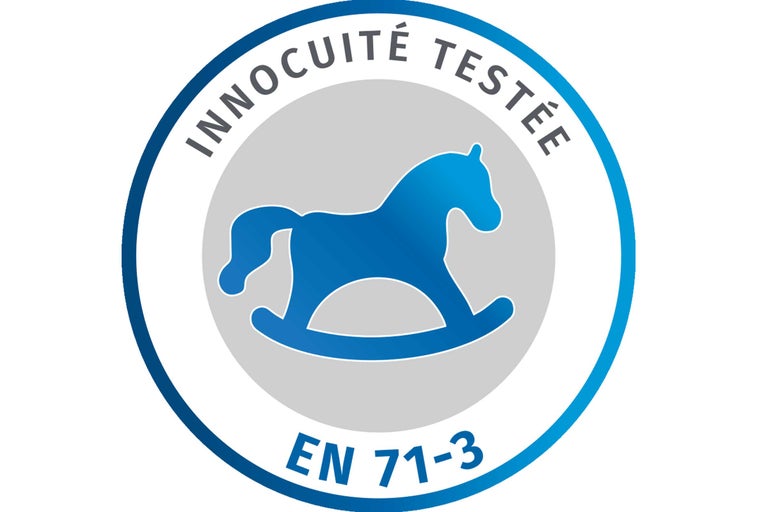 Symbole EN 71-3 pour la sécurité des jouets