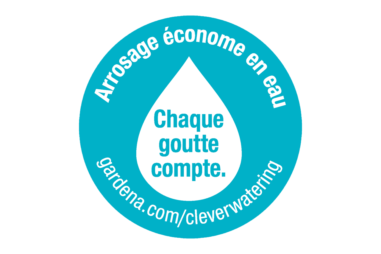 Label d'économie d'eau Gardena