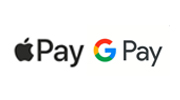 Logo Apple Pay et logo Google Pay