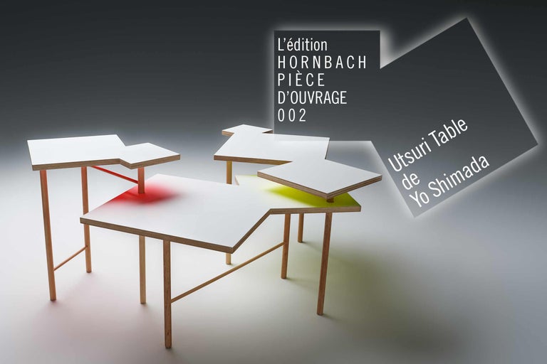 Table Utsuri de Yo Shimada, Édition Hornbach Pièce D’Ouvrage 002
