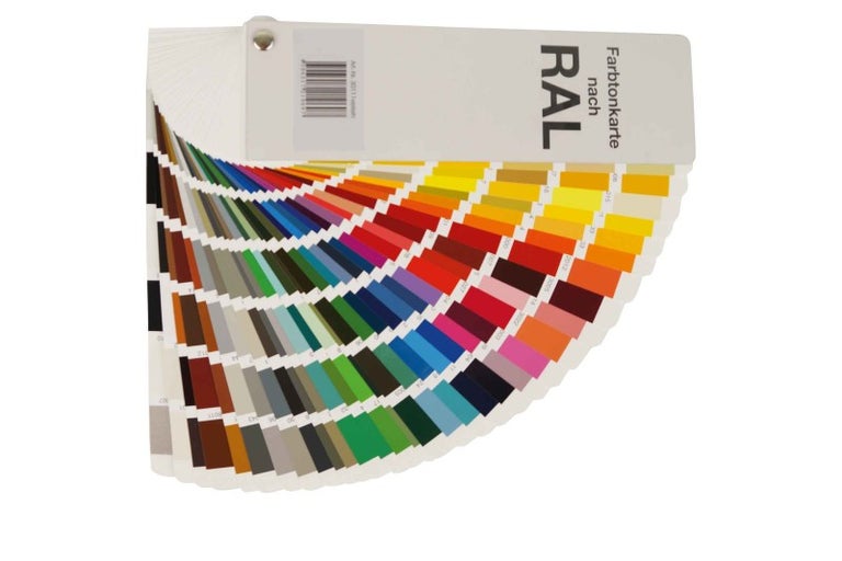 Nuancier RAL pour la sélection des couleurs