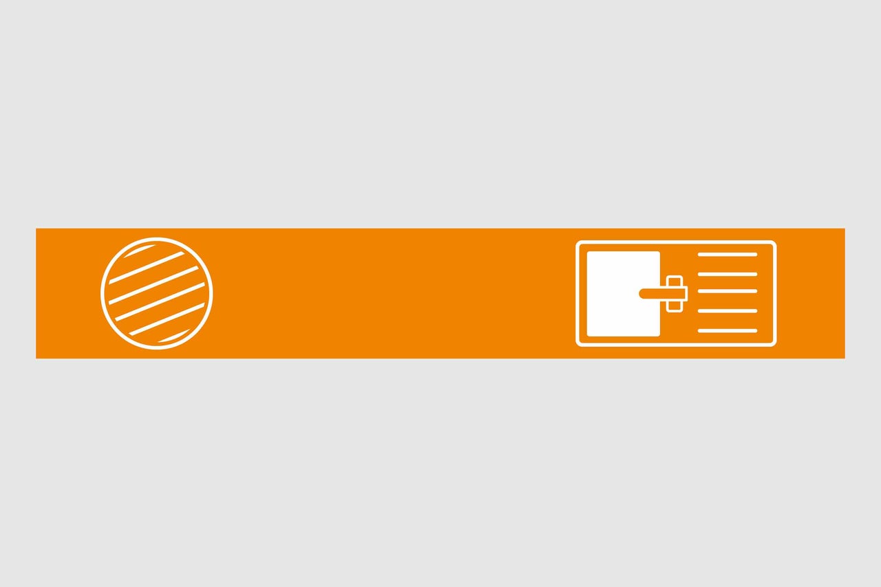 Symbole pour poncer et symboles pour les modes de paiement