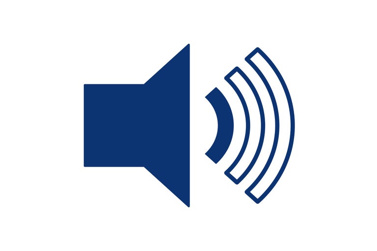 Symbole de haut-parleur pour le contrôle du volume