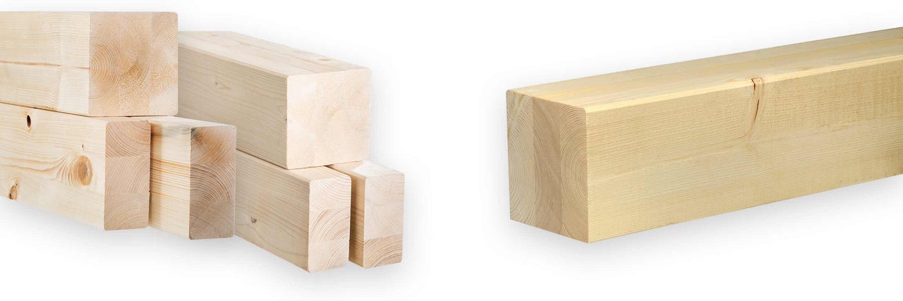 Poutres en bois pour projets de construction