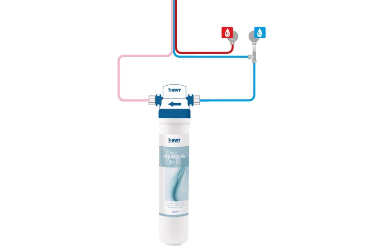 Installation du filtre à eau BWT MyAqua Soft