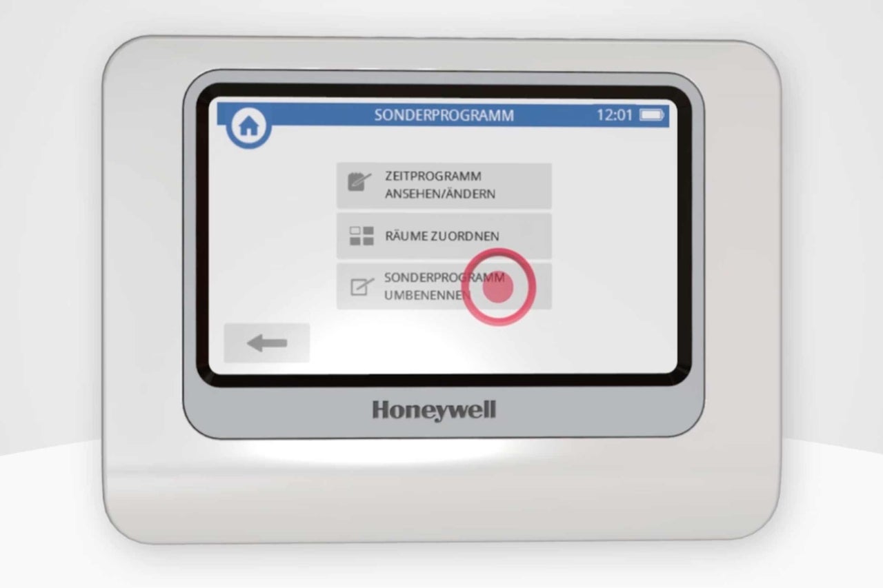 
			Honeywell Logo, Sonderprogramm Anzeige
		