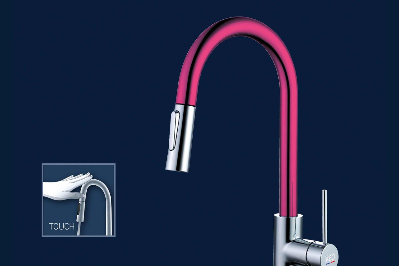 Robinet de cuisine avec fonction tactile