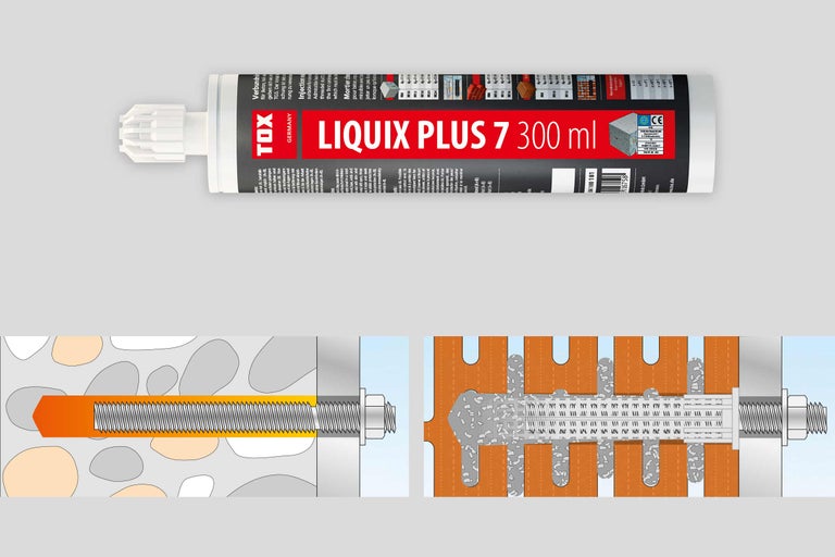 Mortier d'injection TOX Liquix Plus 7 300 millilitres