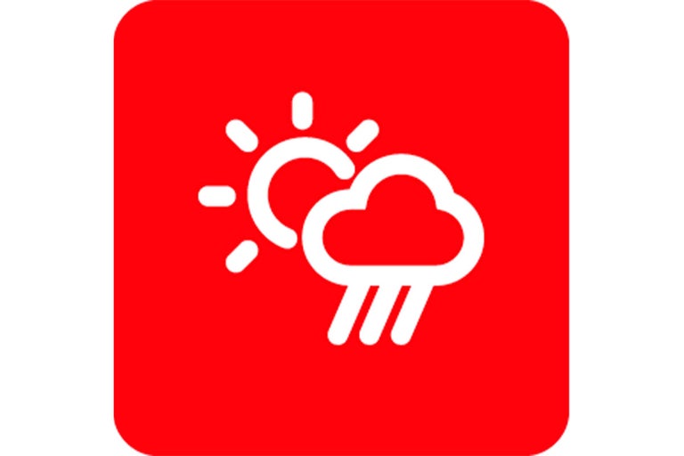 Symbol für sonniges und regnerisches Wetter