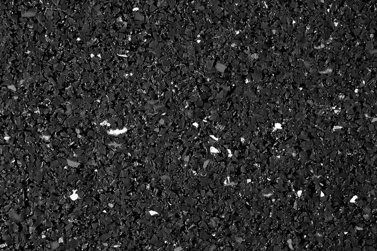 Sol de protection antichute noir en granulats de caoutchouc