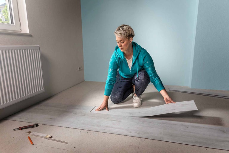 Pose libre du sol en vinyle