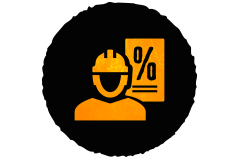 Handwerker Rabatt Symbol