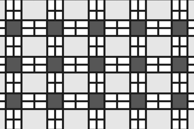 Abstraktes Fliesendesign mit Quadraten und Rechtecken