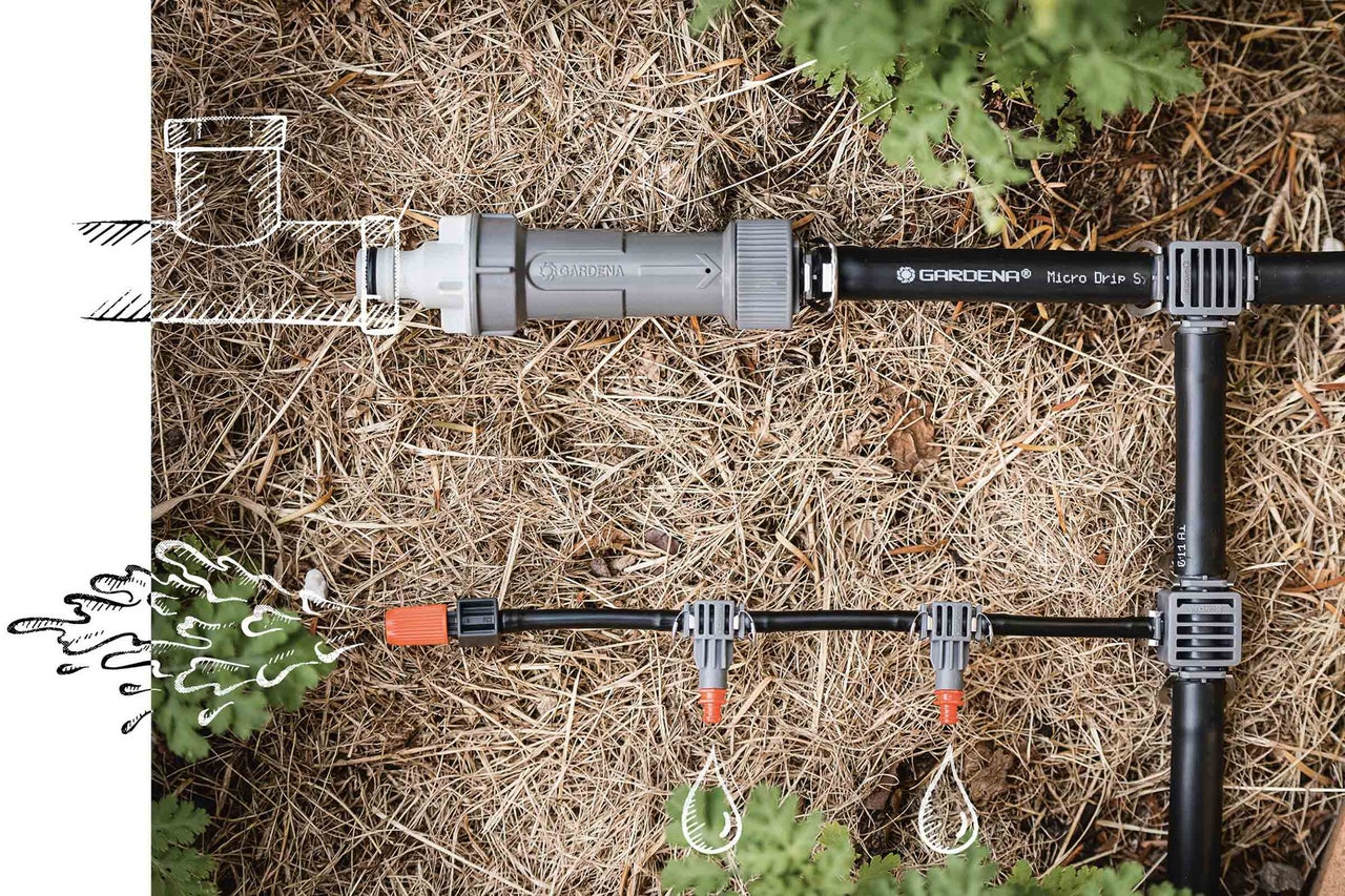 Gardena Micro Drip System zur Gartenbewässerung