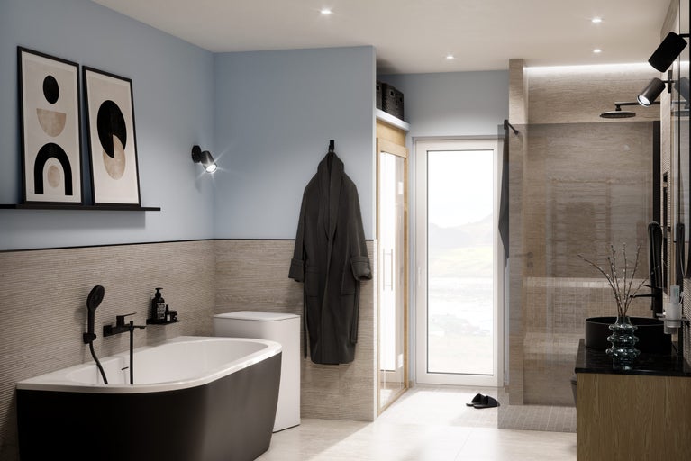 Concept de salle de bains Island