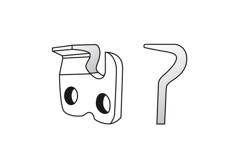 Ciseau de rechange et crochet de barre de toit pour nettoyage de gouttière