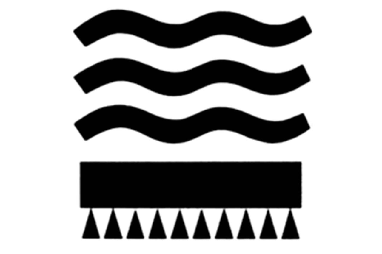 Symbol für Sickerfähigkeit