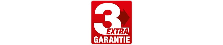 Symbole pour trois ans de garantie supplémentaire