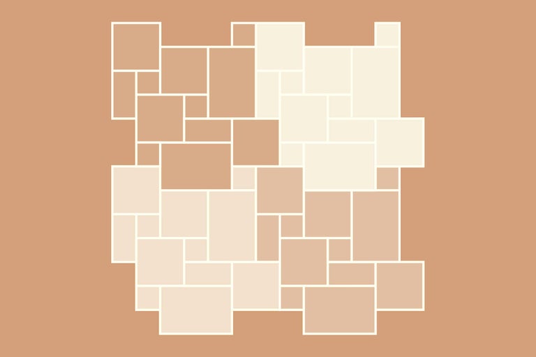 Motif pour la pose de pavés