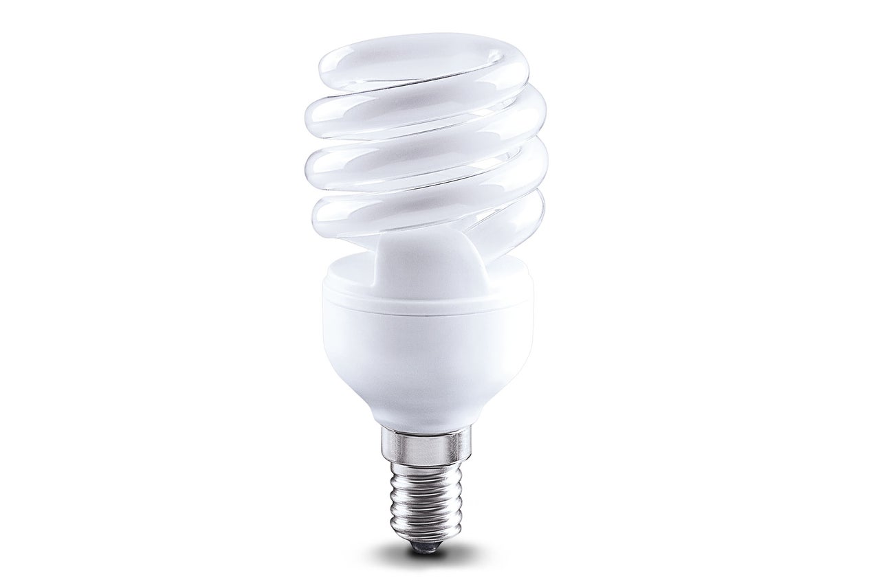 Energiesparlampe mit E14 Sockel