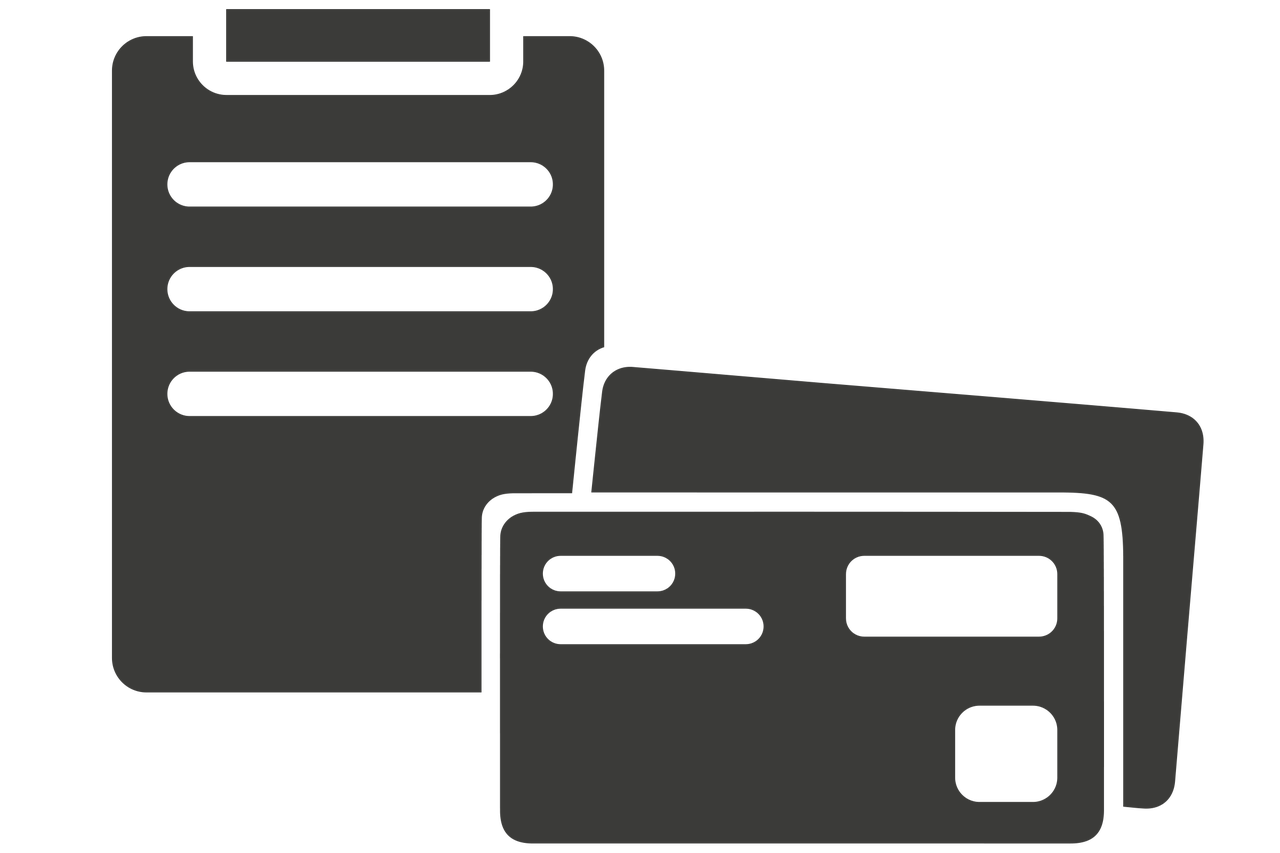 Symbole pour documents et cartes