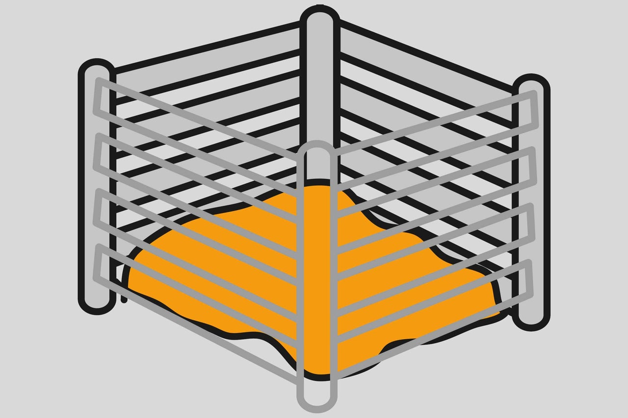 Image symbolique d'un bac à sable rempli de sable