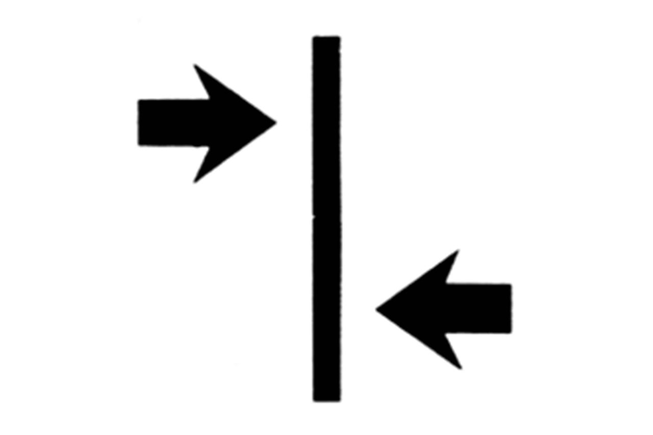 Druckbeständigkeit Symbol