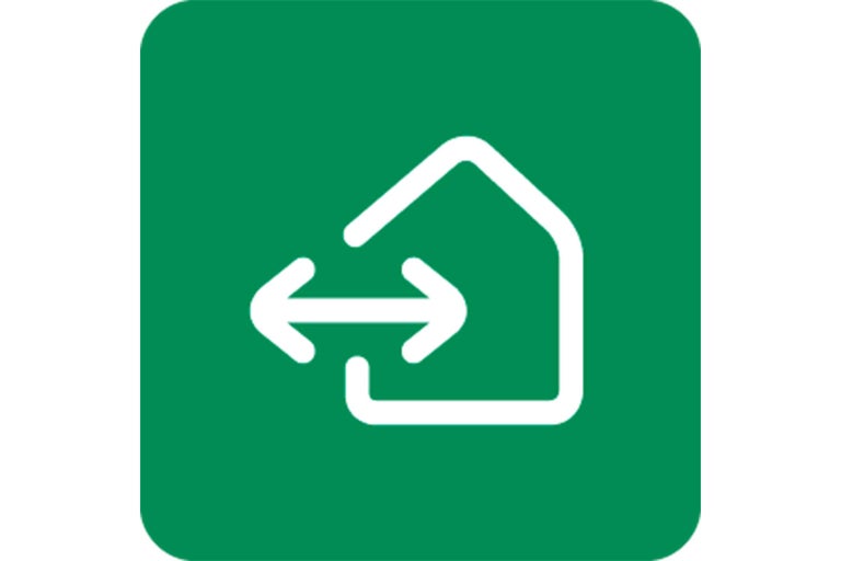 Symbol für Hausanpassung