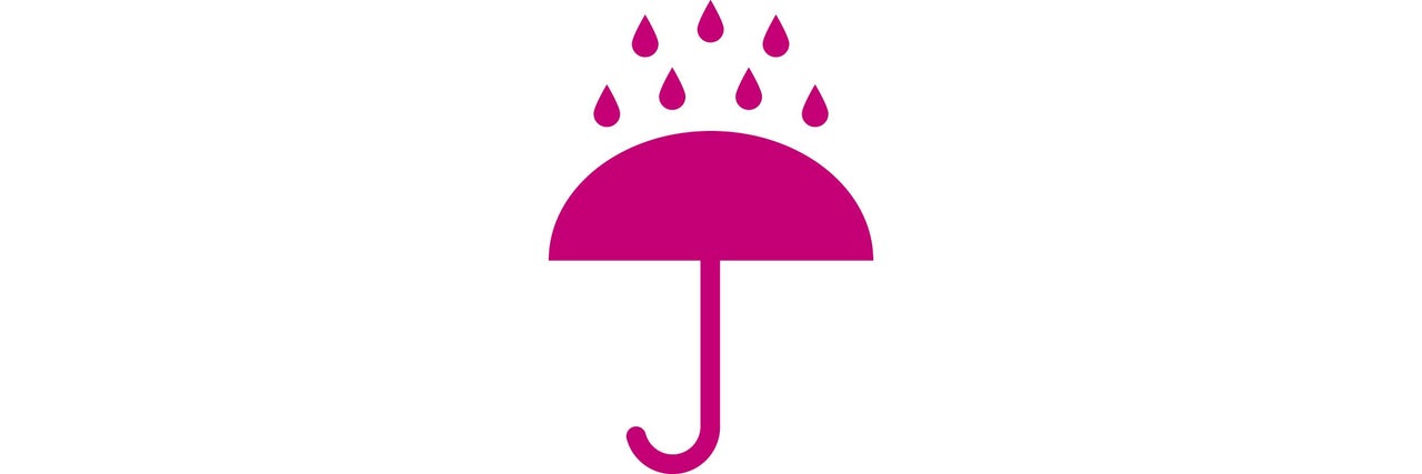 Symbol: Schutz vor Regen