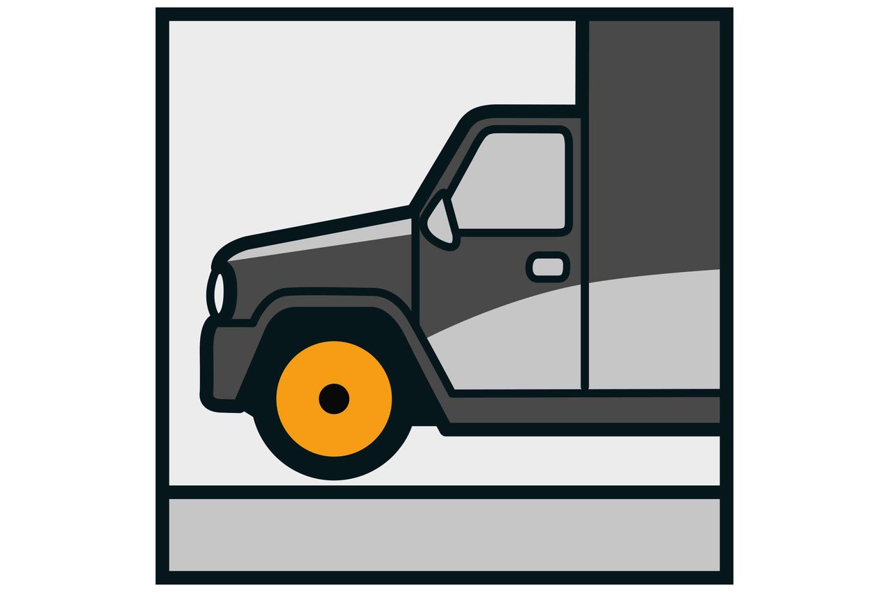 Symbole pour le transport de véhicules