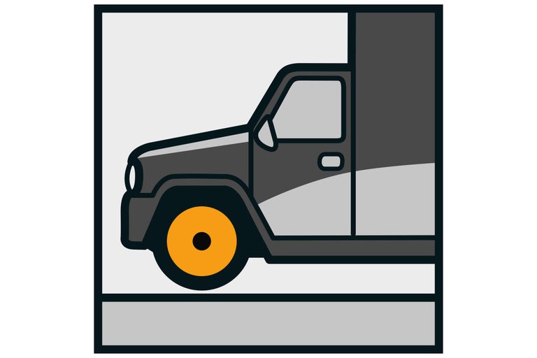 Symbol für Fahrzeugtransport