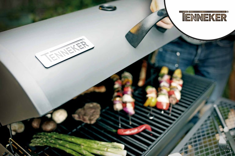 Barbecue Tenneker avec grillades et légumes