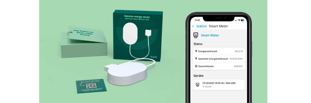 Capteur de courant friont avec application smartphone pour l'analyse de la consommation d'énergie