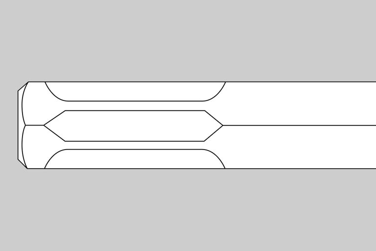 Tournevis à denture interne